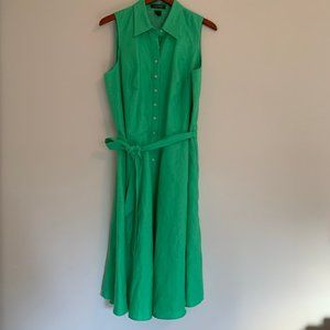 100% Linen Shirt Dress Lauren - Ralph Lauren